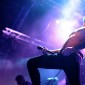 Kvelertak spitting and performing live at Malmöfestivalen